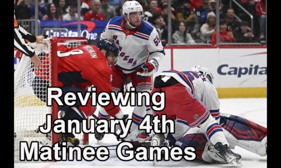 Reviewing Rangers vs Capitals, Devils vs Sharks