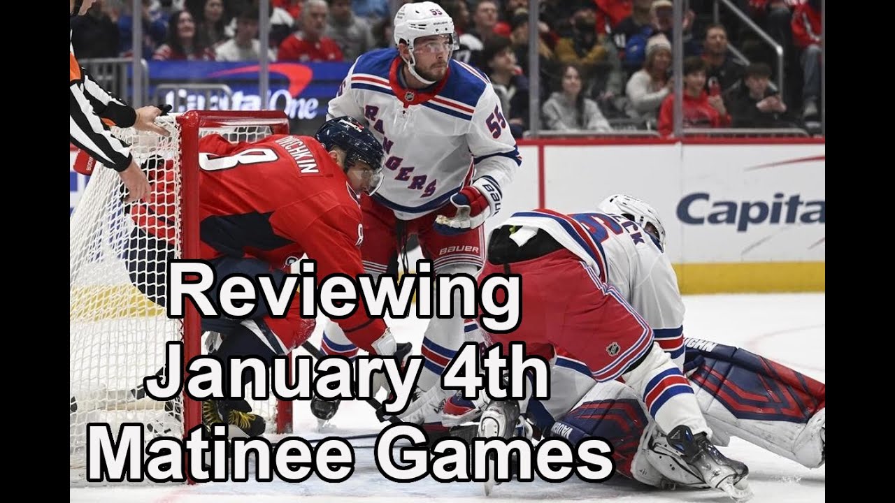 Reviewing Rangers vs Capitals, Devils vs Sharks