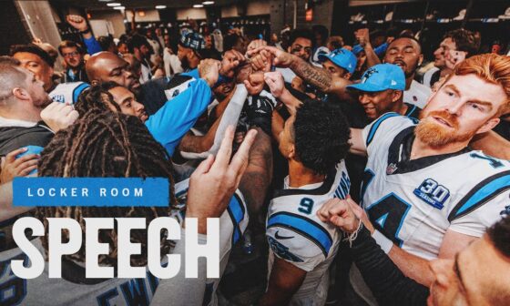 Dave Canales' emotional locker room speech after Panthers' season finale | Carolina Panthers