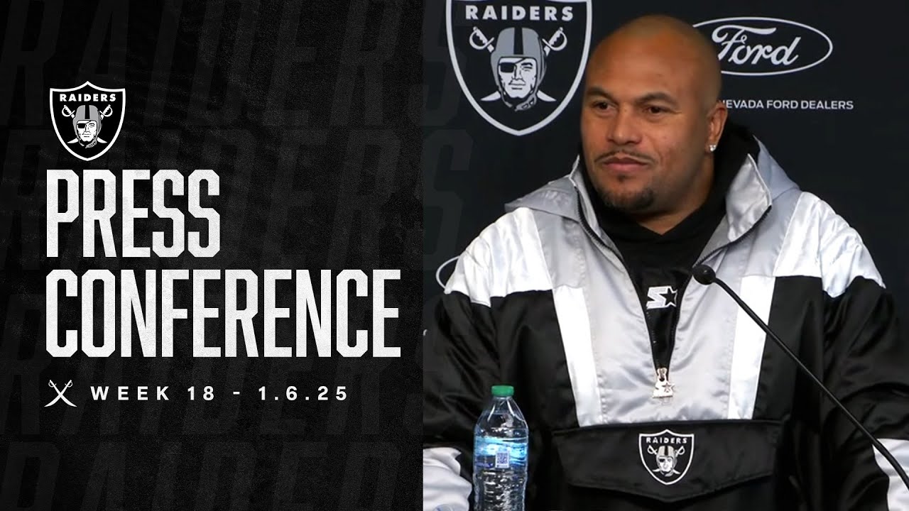 Coach Pierce End-of-Season Press Conference - 1.6.25 | Raiders | NFL