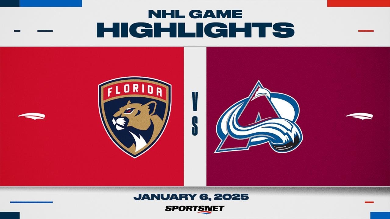 NHL Highlights | Avalanche vs. Panthers - January 6, 2025