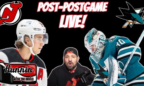 NJ Devils vs. San Jose Sharks Post-Postgame LIVE! 1/4/25