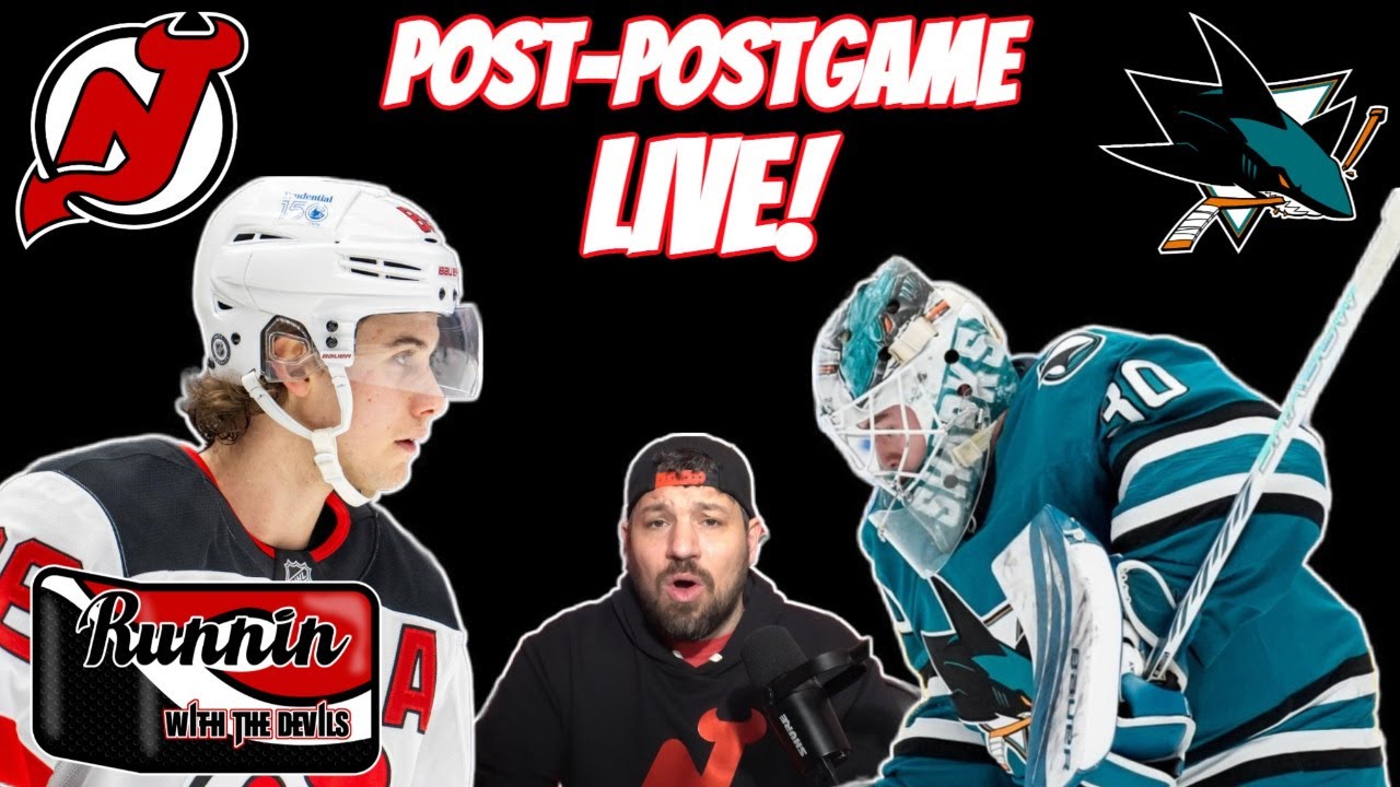 NJ Devils vs. San Jose Sharks Post-Postgame LIVE! 1/4/25