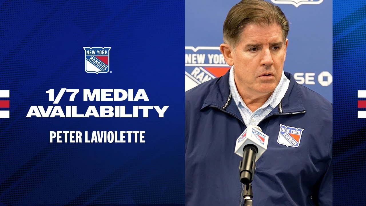 NYR vs DAL: Peter Laviolette Pregame Media Availability | January 7, 2025