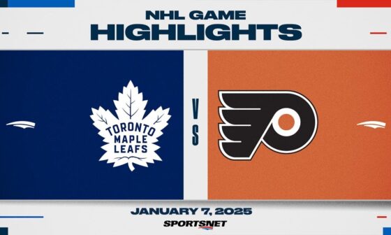 NHL Highlights | Maple Leafs vs. Flyers - January 7, 2024