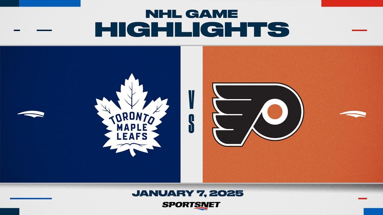 NHL Highlights | Maple Leafs vs. Flyers - January 7, 2024