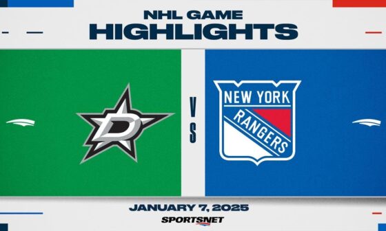 NHL Highlights | Stars vs. Rangers - January 7, 2025