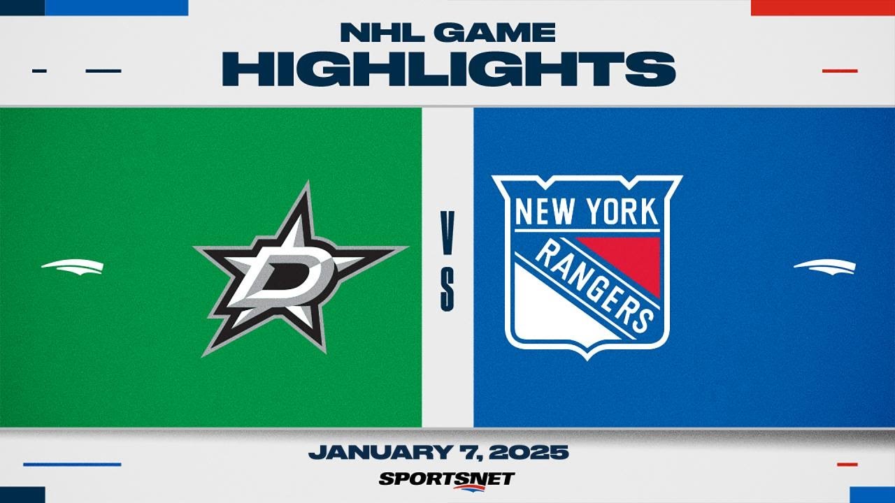 NHL Highlights | Stars vs. Rangers - January 7, 2025