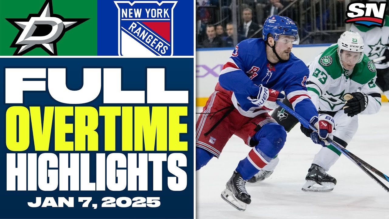 Dallas Stars at New York Rangers | FULL Overtime Highlights - January 7, 2025