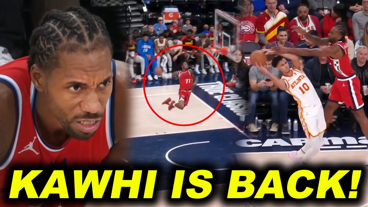 KAWHI LEONARD is Back! Nahype ang bench sa ginawa ni The Claw! | Showtime na Showtime ang Clippers!