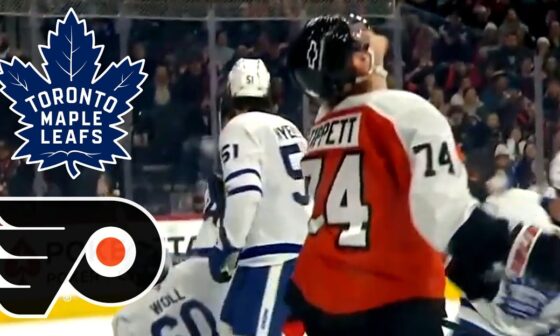 Toronto Maple Leafs VS Philadelphia Flyers JAN 7 25 w/Superbman