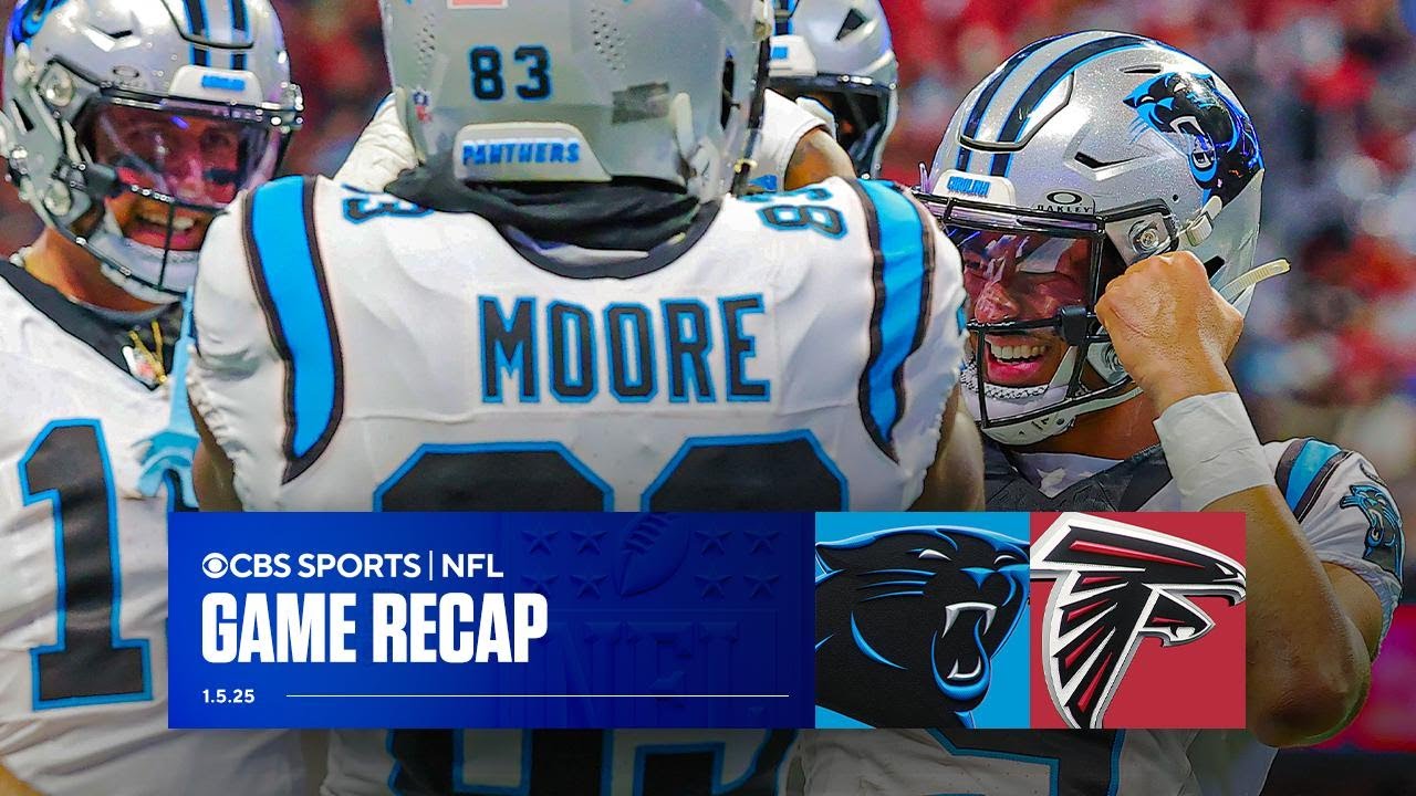 Bryce Young, Panthers PREVAIL, as Falcons are eliminated from playoff contention | Game Recap