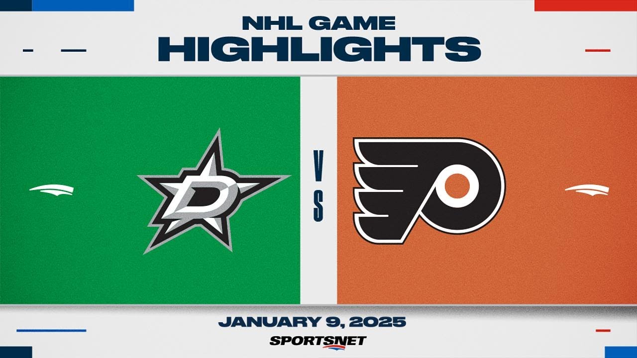 NHL Highlights | Stars vs. Flyers - January 9, 2025