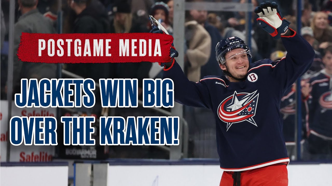 DENTON GET HIS FIRST IN A 6-2 WIN OVER THE KRAKEN! Hear from him and others in postgame media!