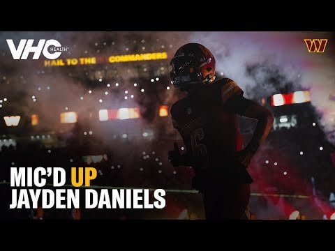 Jayden Daniels mic'd up for SNF