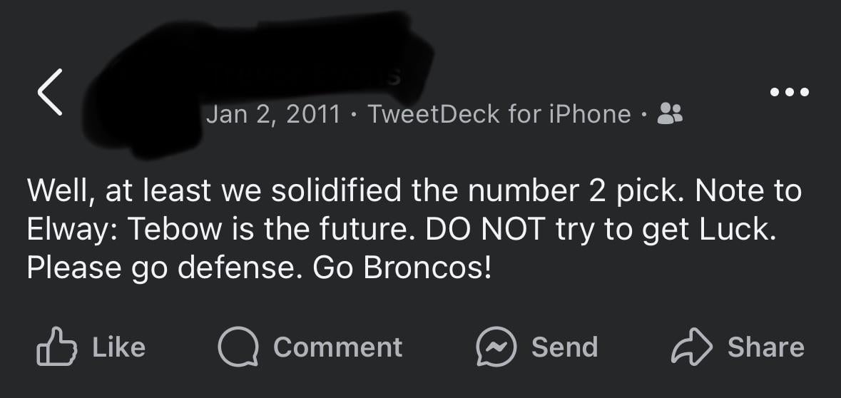 Okay, so this ended up being one of my more terrible takes, but we did go defense and ended up with Von, so ... you are all welcome.