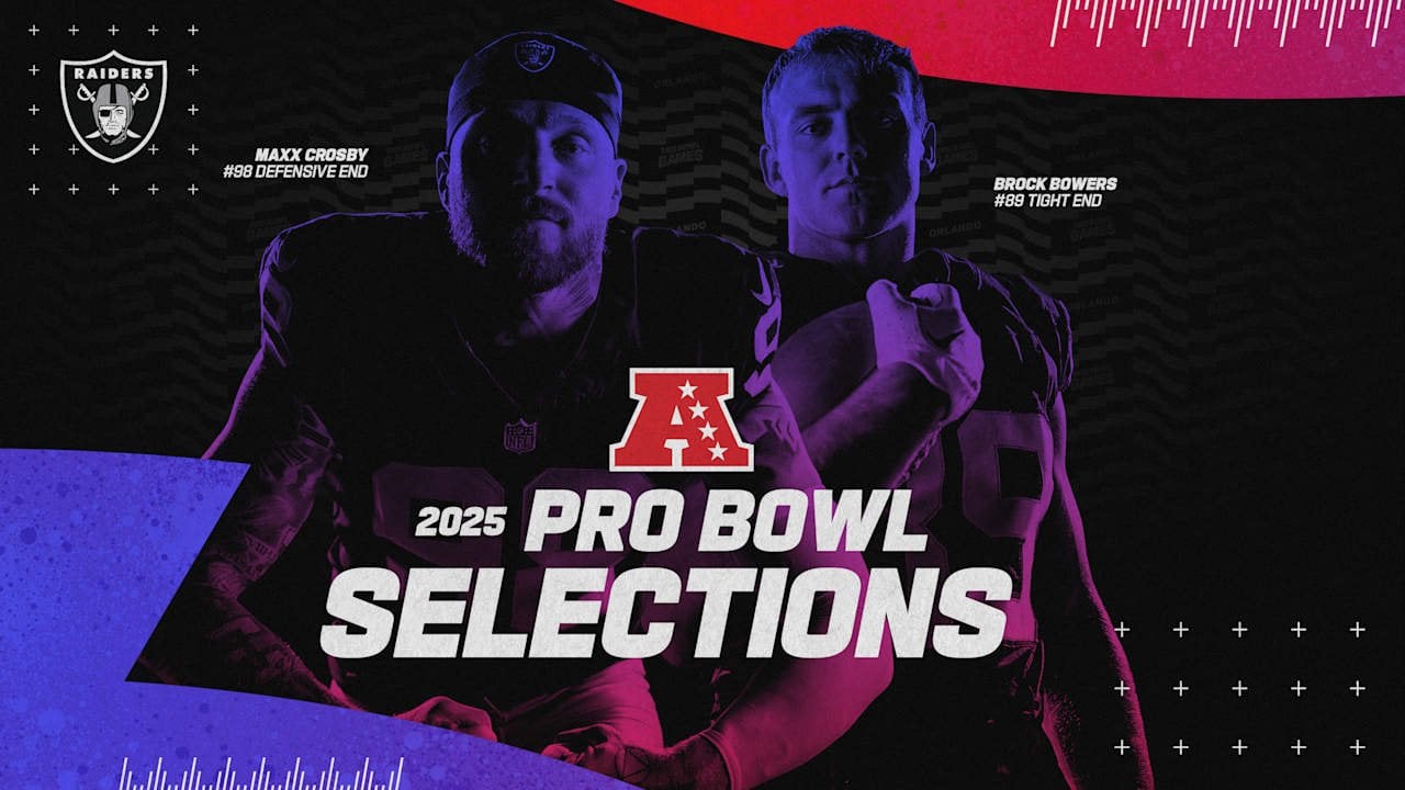 Brock Bowers and Maxx Crosby named to 2025 Pro Bowl Games