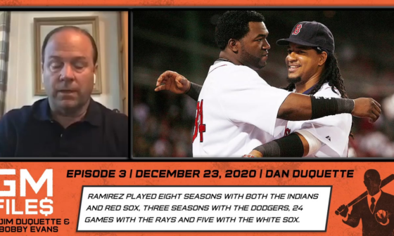 Former Red Sox GM Dan Duqette recalls finding out his marquee new signing, Manny Ramirez, didn't keep track of balls and strikes while hitting.