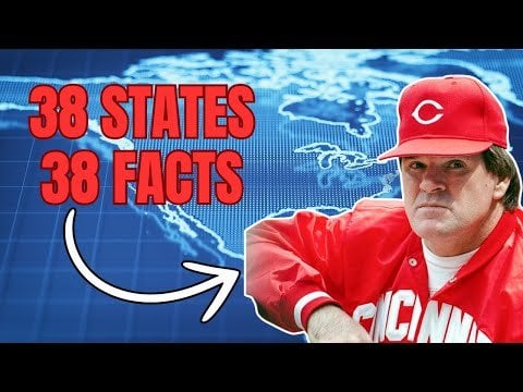 38 Pete Rose Facts for the 38 States That Legalized Sports Betting!