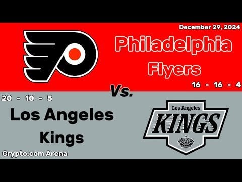 Philadelphia Flyers vs Los Angeles Kings | December 29, 2024 | All Goals