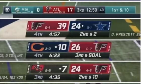 The Falcons blew all these leads