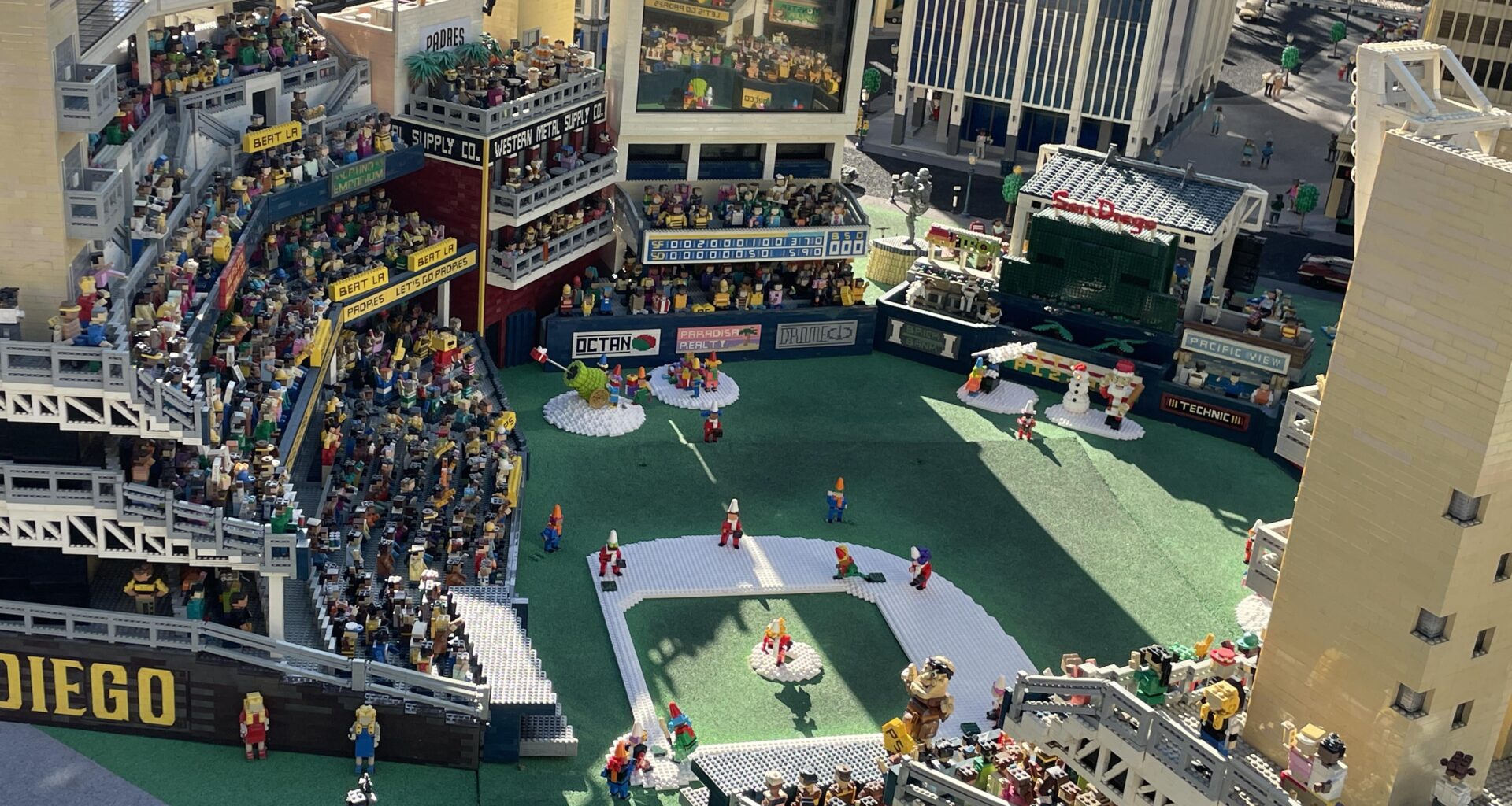 I heard we're doing Lego stadia today