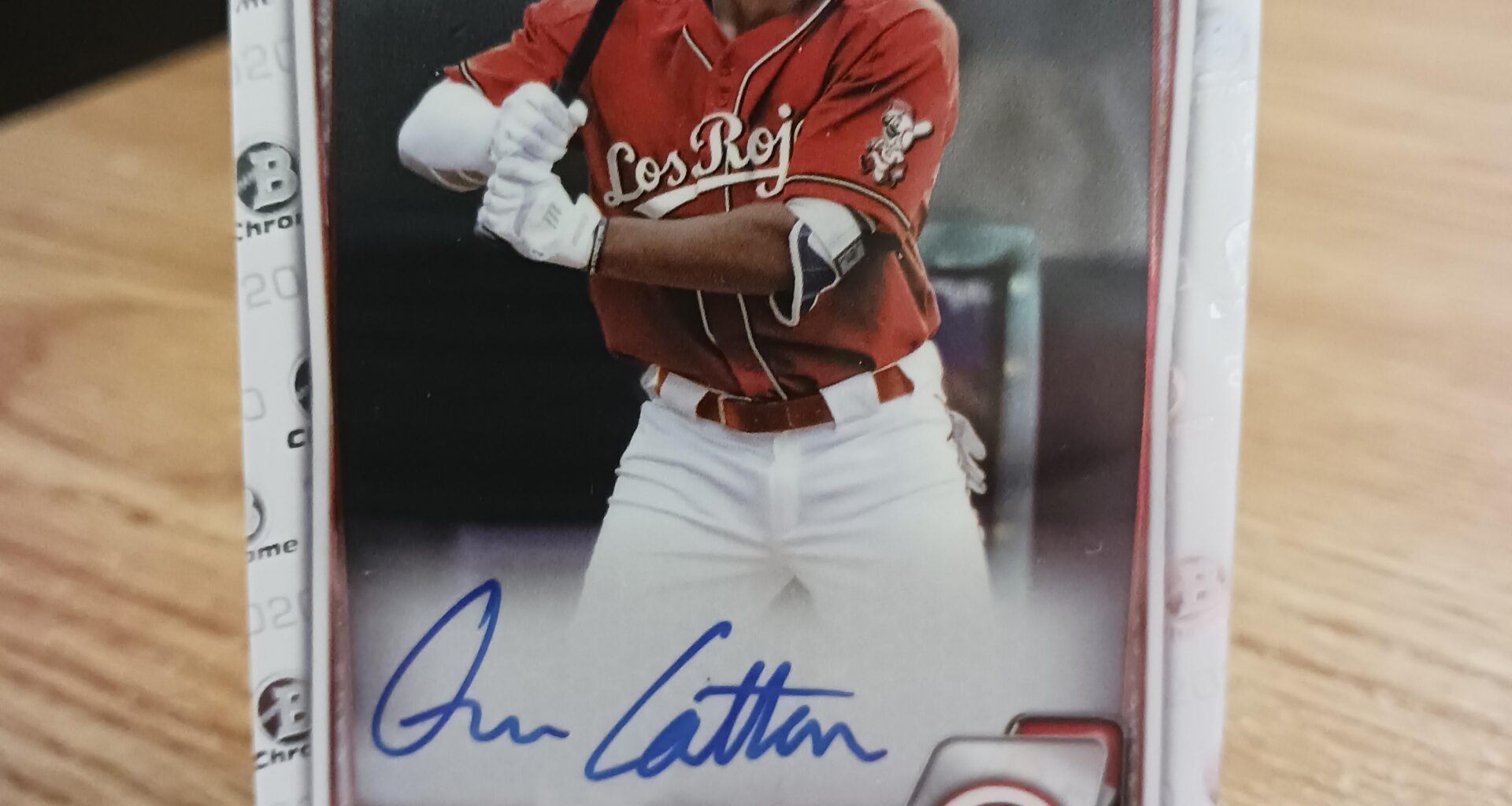 Posting a Reds autographed card every day until we win the World Series. Day 570: Quin Cotton